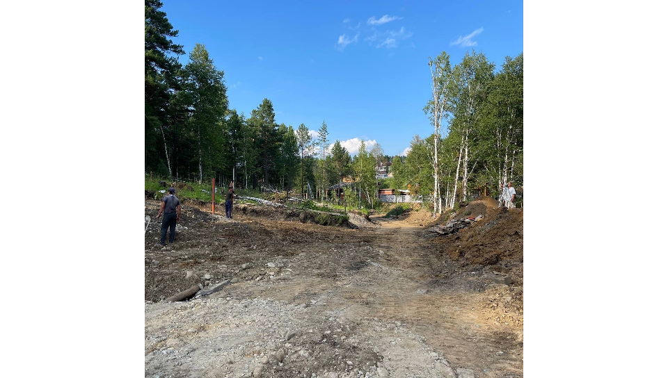 строительство поселка Соколики