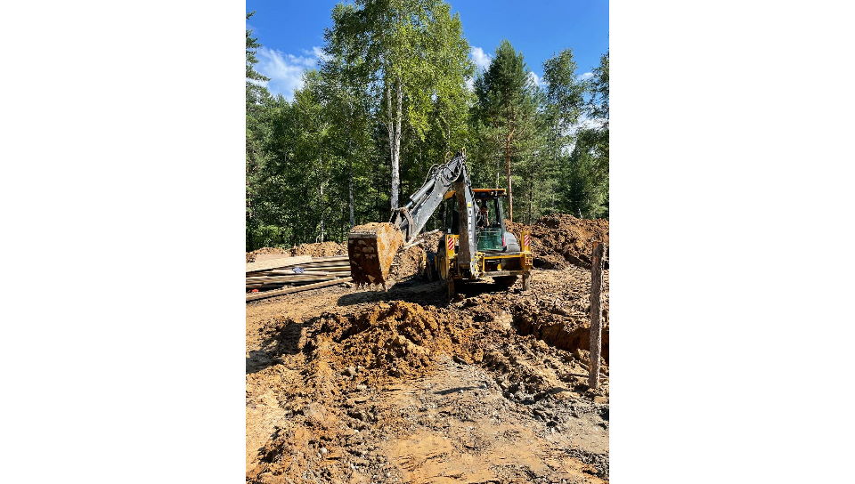 строительство поселка Соколики